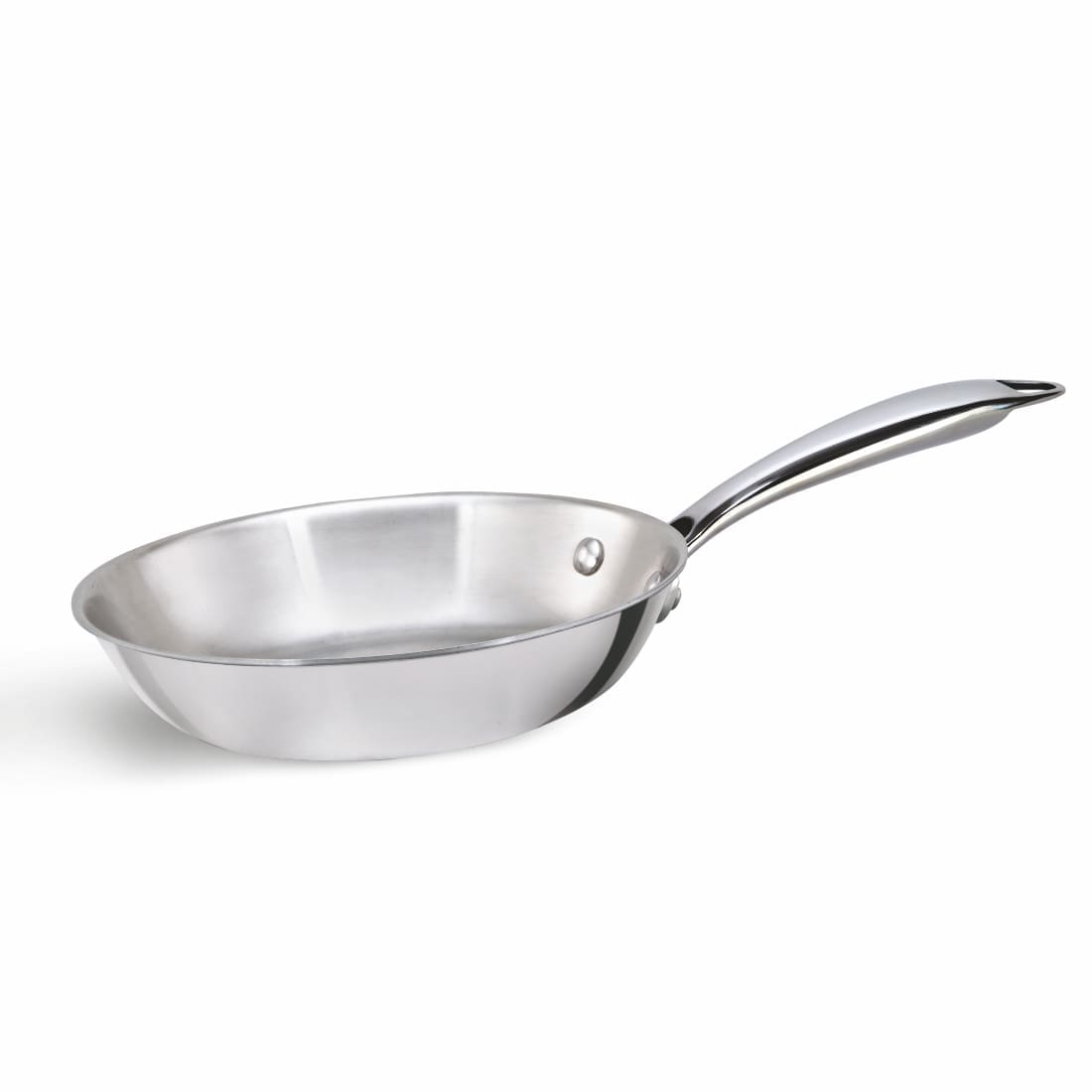 Alda Vitale Wokpfanne Aus Dreischichtigem Edelstahl, 20 Cm, 1,7 L, Mit Glasdeckel – Induktionsgeeignet & Super Hitzeverteilend