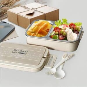Dubblin Brunch Lunch Box, Stylish & Compact, Leak-Proof, Durable Design for Office, School & Travel Use