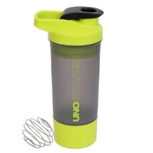 Jaypee Plus Plastic Uno Shaker with 2 storage compartment and wire blending ball