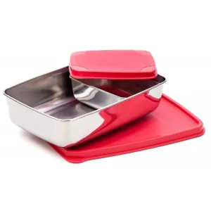 Signoraware Compact Steel Lunch Box (Big),  BPA Free, Microwave & Dishwasher Safe, Ideal for School, Office & Travel Purposes
