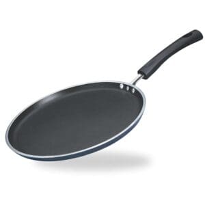 Vinod Zest Aluminium Non Stick Dosa Omni Tawa , PFOA Free Non Toxic Coating, Works on Gas & Induction, Ideal for Dosa, Chilla & Omelettes