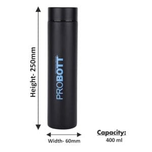 Probott Compact Vaccum Bottle, Compact & Sleek Bottle, Keeps Hot & Cold for Long Hours