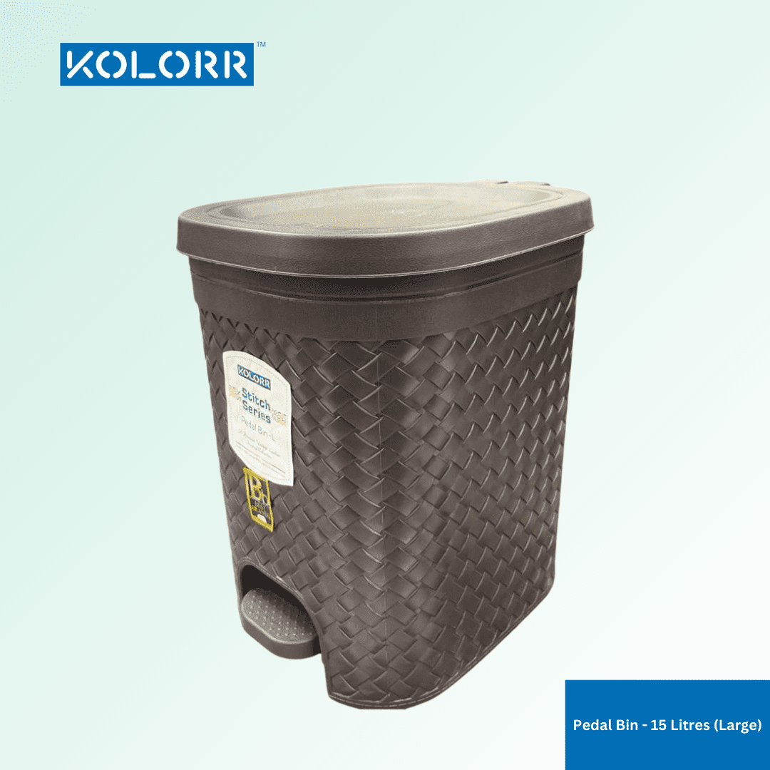 Kolorr Pedal Bin - Large, Inside Bucket, 15 Litres Capacity