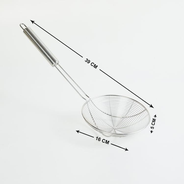 Deep Fry Stainless Steel Jhara/Poni