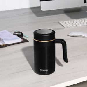 Borosil Klassic Super Mug, 540 ml Black