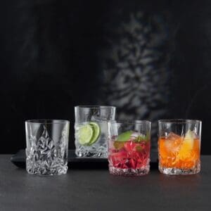 Nachtmann Sculpture Whiskey Tumblers, 330 ml capacity,  Set of 6, Made in Germany