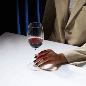 Ocean Madison Stripe Champagne Glasses, Set of 6 pcs, Made of Ultra Clear & Durable Glass