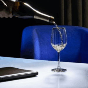 Ocean Madison Stripe Champagne Glasses, Set of 6 pcs, Made of Ultra Clear & Durable Glass