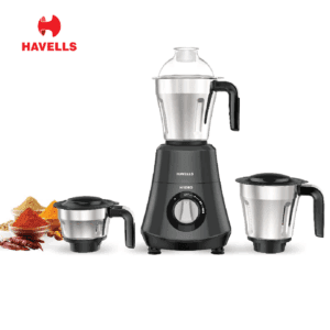 Havells Hydro 750 Watts Mixer Grinder, Efficient Mixer Grinder for Daily Grinding, Chutneys & Shakes, 5+2 Year Warranty