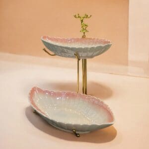 Addox 2-tier Platter, Shell Shape