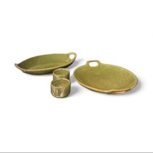 Tattva Ceramic 4 pcs Platter Set, For thoughtful and elegant gifting