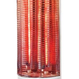 Russell Hobbs 1200W Carbon Infrared Electric Room Heater | 2 Heat Settings, Wide Oscillation, Double Carbon Tubes | 40% Less Power Consumption, Tip-Over Safety Protection | 2-Year Warranty - RCH1200W