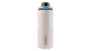Dubblin Modern Vacuum Insulated Steel Water Bottle – 1000 ml, White
