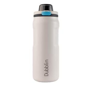 Dubblin Modern Vacuum Insulated Steel Water Bottle - 1000 ml, White