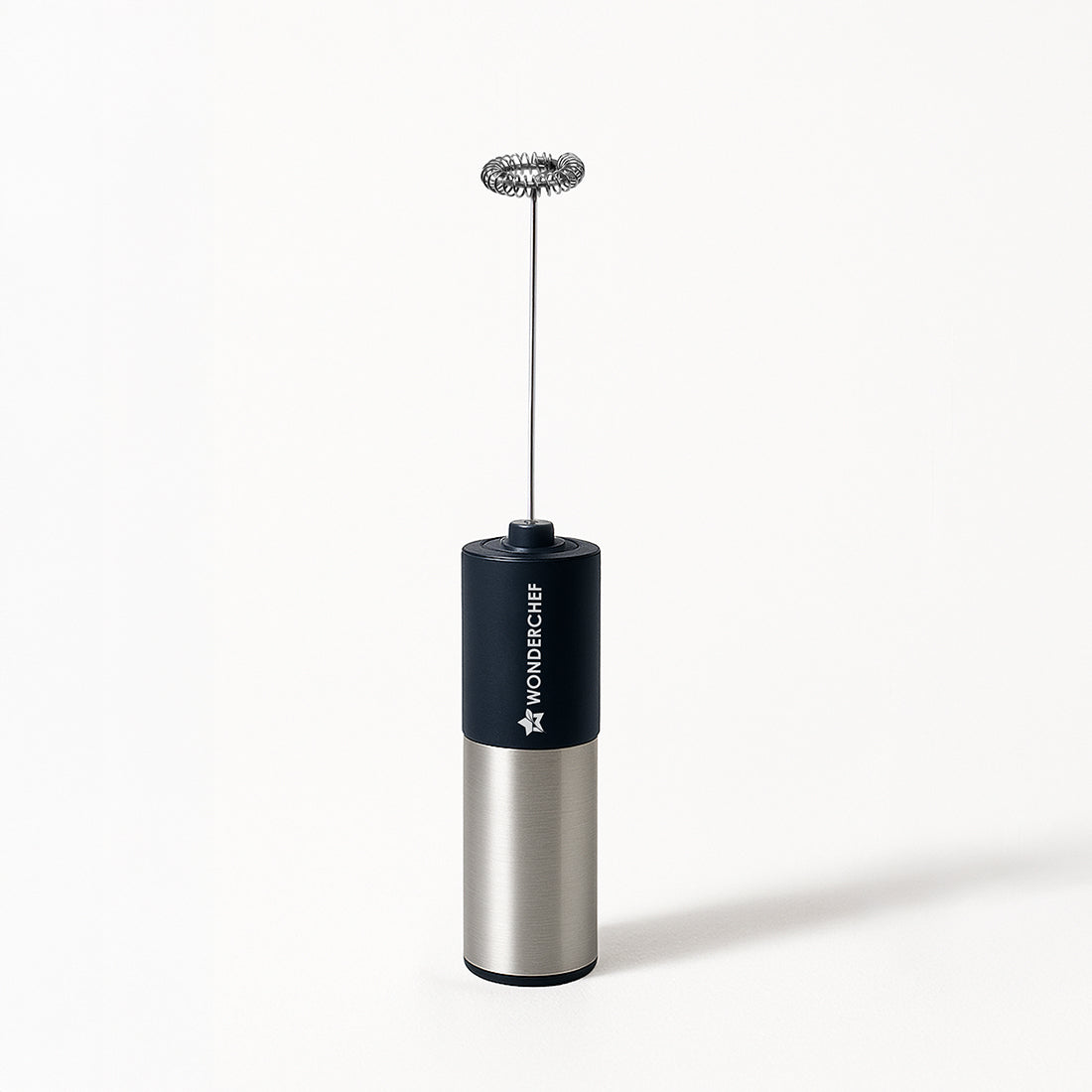 Wonderchef Regalia Milk Frother | Rich Creamy Froth in Seconds, Low-Noise, Stainless Steel Body
