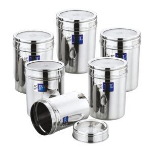 JVL Vintage Clear Combo Set of 6 - 450ml (~0.4 kg/jar)