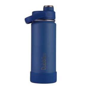 Dubblin Zoom Vacuum Insulated Steel Water Bottle, 750ml - Blue