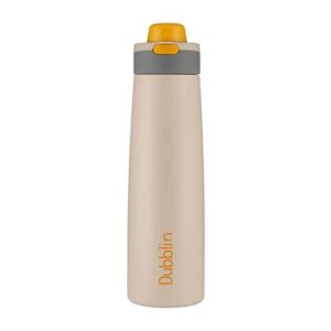 Dubblin Ruff & Tuff Insulated Steel Water Bottle - Yellow