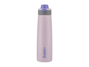 Dubblin Ruff & Tuff Insulated Steel Water Bottle, 1000ml | Double-Wall Vacuum, Hot & Cold for Hours, 100% Leak-Proof & BPA-Free – Violet