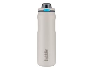 Dubblin Modern Vacuum Insulated Steel Water Bottle – 750 ml, White