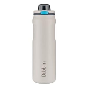 Dubblin Modern Vacuum Insulated Steel Water Bottle - 750 ml, White