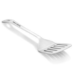 Hawkins Food-Grade Stainless Steel Turner for Dosa, Roti, Omlette, Paranthas, Pav Bhaji | Slotted Spatula, Ladle, Palta | Perfect for Flipping, Stirring, Stir-Frying, Draining (SSPTT)
