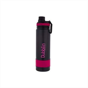 Dubblin Trump Vacuum Insulated Steel Water Bottle, 750ml - Pink