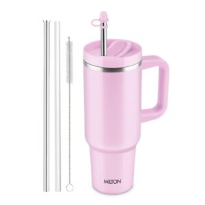 Milton Malmo 1200 Thermosteel Insulated Travel Tumbler, 1100ml - Pink