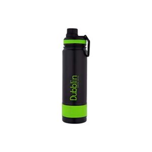 Dubblin Trump Vacuum Insulated Steel Water Bottle, 750ml - Green