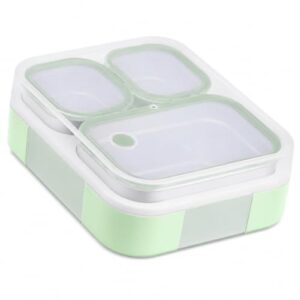 Vaya Tydbyt Stainless Steel Lunch Box, 650ml (3 Containers) - Winter Mint