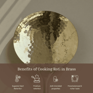 Tamira Pure Brass Roti Tawa, 26cm image 5
