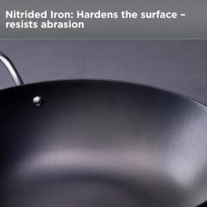 Hawkins 4 Litre Futura Slim Cast Iron Kadhai | Induction & Gas Compatible | Ideal for Deep Frying & Curries | with Glass Lid | Black (IMK40G)|Induction and Gas Stove Compatible image 4