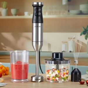 Borosil SmartBlend Hand Blender with Chopper & Whisker image 2