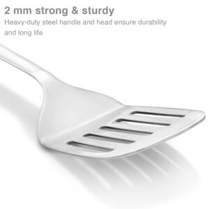 Hawkins Food-Grade Stainless Steel Turner for Dosa, Roti, Omlette, Paranthas, Pav Bhaji | Slotted Spatula, Ladle, Palta | Perfect for Flipping, Stirring, Stir-Frying, Draining (SSPTT) image 5