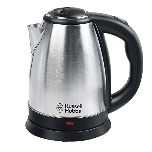 Russell Hobbs Automatic Stainless Steel Electric Kettle Dome1818 1500 Watt - 1.8 Litre with 2 Year Manufacturer Warranty (Silver), 1.8 Liter, 1500 Watt