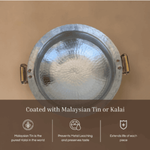 Tamira Pure Brass Sipri, Round Bottom, 4L image 3