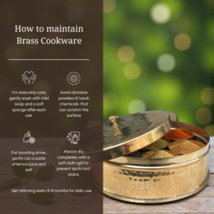 Tamira Pure Brass Masala Box / Spice Box image 3