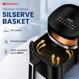 Havells Prolife Stellar Chef Digital 5.5L Airfryer image 3