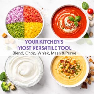 Borosil SmartBlend Hand Blender with Chopper & Whisker image 7