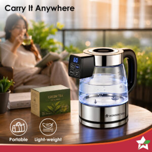 Crystal Tap & Flow Glass Kettle & Hot Water Dispenser image 5