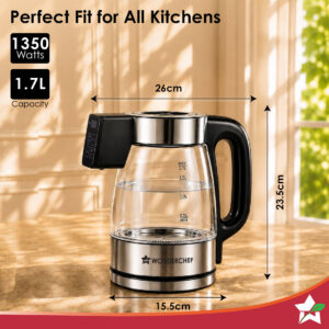 Crystal Tap & Flow Glass Kettle & Hot Water Dispenser image 11