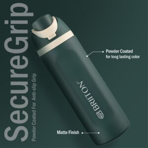 Briiton Astrium Triple Insulated Steel Bottle with Straw, 750ml image 11