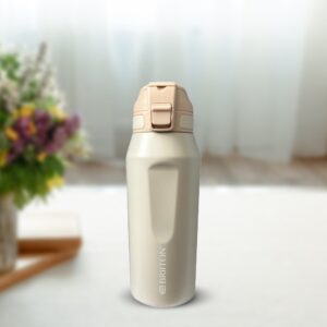 Briiton Atlas Vacuum Insulated Steel Water Bottle, 750ml - Peach