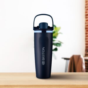 Briiton Austrium 2 Vacuum Insulated Steel Bottle, 950ml - Dark Blue