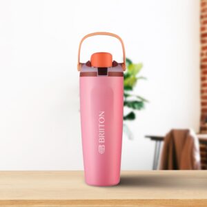Briiton Austrium 2 Vacuum Insulated Steel Bottle, 950ml - Pink