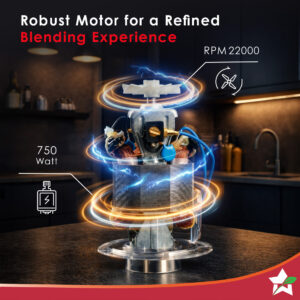 Nutri-Blend Turbo 750W Mixer Grinder Blender Smoothie Maker image 4
