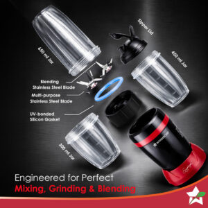 Nutri-Blend Turbo 750W Mixer Grinder Blender Smoothie Maker image 5