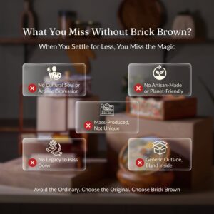 Brick Brown Legged Spice Box, Mango Wood image 9