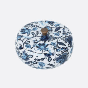 Brick Brown Floral Roti Box, Mango Wood image 14