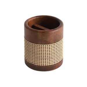 Brick Brown Tresso Cutlery Holder, Mango Wood image 9